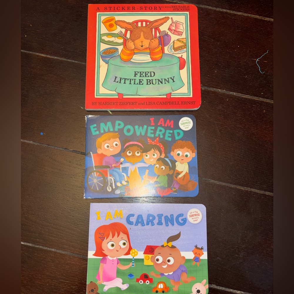 Children's Storybook Set empowered caring bunny library kids school travel gifts